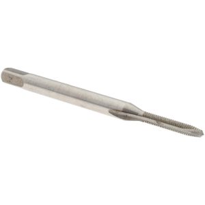 VALUE COLLECTION Spiral Point Tap: M2x0.4 Metric Coarse, 2 Flutes, Plug Chamfer, 6H Class of Fit, HSS, Bright/Uncoated Coated MSC-04997037