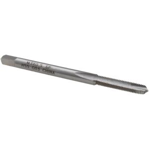 VALUE COLLECTION Spiral Point Tap: M3x0.5 Metric Coarse, 2 Flutes, Plug Chamfer, 6H Class of Fit, HSS, Bright/Uncoated Coated MSC-04997151