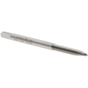 VALUE COLLECTION Spiral Point Tap: M4x0.75 Metric Special, 2 Flutes, Plug Chamfer, HSS, Bright/Uncoated Coated MSC-04997250