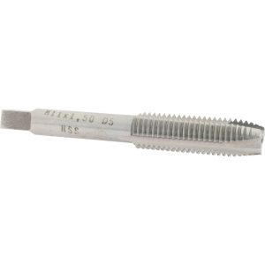 VALUE COLLECTION Spiral Point Tap: M11x1.5 Metric Coarse, 3 Flutes, Plug Chamfer, HSS, Bright/Uncoated Coated MSC-04997615