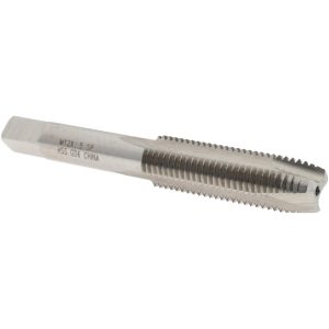 VALUE COLLECTION Spiral Point Tap: M12x1.5 Metric Fine, 3 Flutes, Plug Chamfer, HSS, Bright/Uncoated Coated MSC-04997656