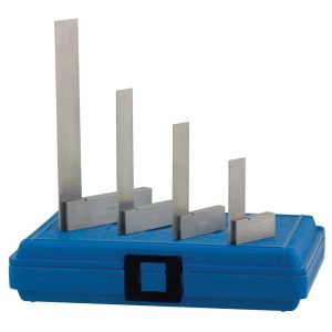 FOWLER 4 Piece, 1-1/2, 2-1/2, 3, 4 Inch Base Length, 2, 3, 4, 6 Inch Blade Length, Square Set 52-432-246-0