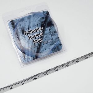 OREGON RULE COMPANY 12 Ft. Long x 1/2 Inch Wide, 1/16 Inch Graduation, Silver, Mylar Adhesive Tape Measure FN-S144R-TC