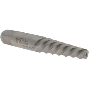 VALUE COLLECTION Spiral Flute Screw Extractor: #6, for 16 to 22 mm, 5/8 to 7/8 in, 3/8 in NPT & 3/8 in BSP Screws 312-8926