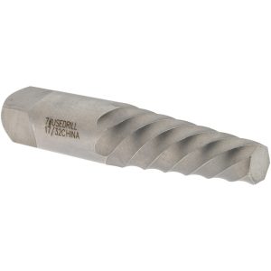 VALUE COLLECTION Spiral Flute Screw Extractor: #7, for 22to 27mm, 7/8 to 1-1/8 in, 1/2 in NPT, 1/2 in BSP & M22 to M27 Screws 312-8927