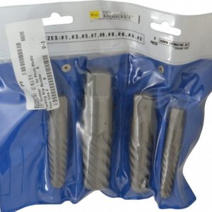 VALUE COLLECTION Spiral Flute Screw Extractor: 4 Pc 312-8934