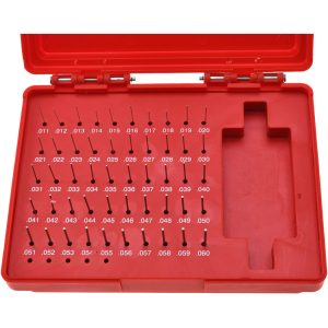 VALUE COLLECTION Class ZZ Plug Gage Set: 0.011 to 0.06" Range, 50 Pc 616-81006