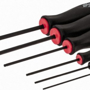 BONDHUS 6 Piece, 1.5 to 5mm Ball End Hex Driver Set 10686