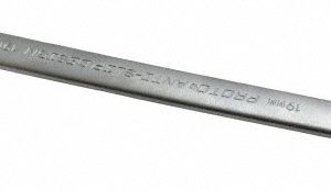 PROTO Combination Wrench: 19.00 mm Head Size, 15 deg Offset J1219MHASD