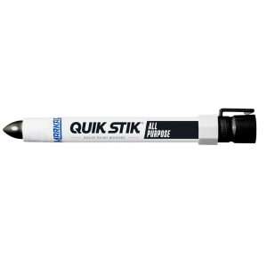 MARKAL Solid Paint Marker: Black, Alcohol Base, Bullet Tip 61050
