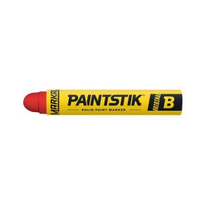 MARKAL Solid Paint Marker: Fluorescent Red, Oil Base, Round Tip 82832