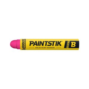 MARKAL Solid Paint Marker: Fluorescent Pink, Oil Base, Round Tip 82842