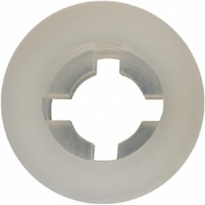 ELECTRO HARDWARE #4 Screw, 0.102" ID, Nylon Internal Tooth Lock Washer RLW-062-4-N