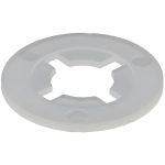 ELECTRO HARDWARE 1/4" Screw, 0.234" ID, Nylon Internal Tooth Lock Washer RLW-032-250-N