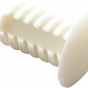 ELECTRO HARDWARE 3/16" Hole Diam, Ratchet Shank, Nylon Panel Rivet RF-187-500-N