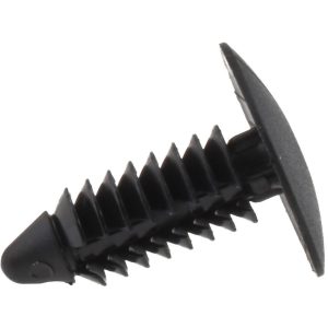 ELECTRO HARDWARE 1/4" to 1/4" Hole Diam, Ratchet Shank, Nylon Panel Rivet RF-250-783-BKN
