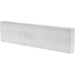 VALUE COLLECTION 12 Inch Long x 4 Inch Wide x 2 Inch Thick, Alloy 6061, Aluminum Rectangular Bar 05207683