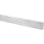 VALUE COLLECTION 36 Inch Long x 2 Inch Wide x 1 Inch Thick, Alloy 6061, Aluminum Rectangular Bar ALREC00775