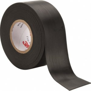 3M Electrical Tape: 1-1/2" Wide, 20' Long, 30 mil Thick, Black 7100004537