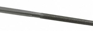 STRAUSS Round Needle Diamond File: 8-1/2" OAL, Medium Grade HB2610 D126