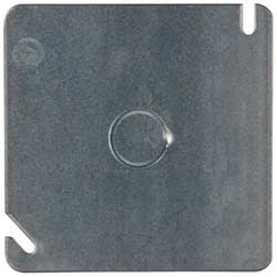 COOPER CROUSE-HINDS Square Electrical Box Cover: Steel TP478