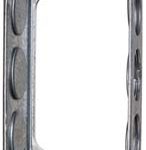 COOPER CROUSE-HINDS Electrical Wall Box: Steel, Rectangle, 4" OAH, 2-1/8" OAW, 1-1/2" OAD, 1 Gang TP592