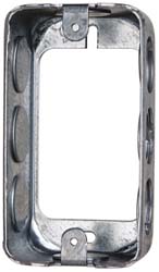 COOPER CROUSE-HINDS Electrical Wall Box: Steel, Rectangle, 4" OAH, 2-1/8" OAW, 1-1/2" OAD, 1 Gang TP592