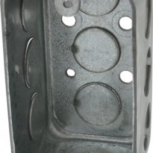 COOPER CROUSE-HINDS Electrical Wall Box: Steel, Rectangle, 4" OAH, 2-1/8" OAW, 2-1/8" OAD, 1 Gang TP604