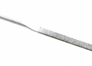 STRAUSS 5-1/2" OAL Coarse Taper Needle Diamond File 2122 D181