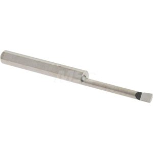 ACCUPRO Boring Bar: 0.0800" Min Bore, 0.6000" Max Depth, Right Hand, 1/8" Shank Dia, Submicron Solid Carbide ACC-BB080600