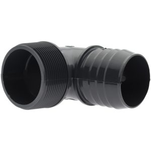 VALUE COLLECTION Barbed Tube Elbow: 2" Barbs, 2" MIPT 1413-020