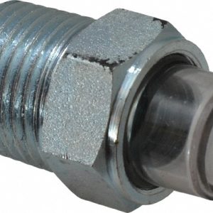 TRICO 1" Sight Diam, 1/2" Thread, 1-17/32" OAL, Viewport Sight Glass & Flow Sight 34199