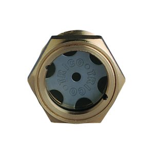 TRICO 2" Sight Diam, 1" Thread, 1-1/4" OAL, Viewport Sight Glass & Flow Sight 34343