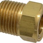 TRICO 1" Sight Diam, 1/2" Thread, 1-3/32" OAL, Viewport Sight Glass & Flow Sight 34351
