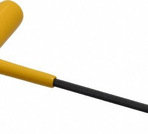 BONDHUS Hex Key: 1/8" Hex, Hex End, T-Handle Cushion Grip 13307