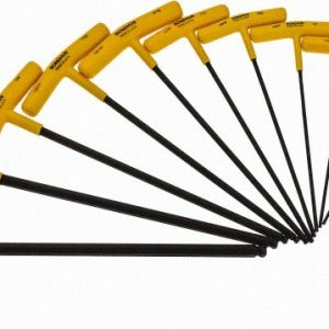 BONDHUS 10 Piece T-Handle Combo Hex Key Set 13190