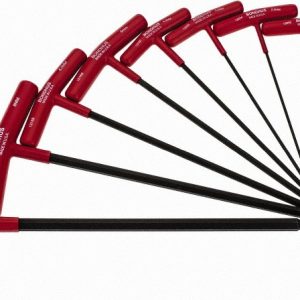 BONDHUS 8 Piece T-Handle Ball End Hex Key Set 13189