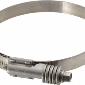 IDEAL TRIDON Worm Gear Clamp: SAE 512, 4-1/4 to 5-1/8" Dia, Stainless Steel Band 4550051
