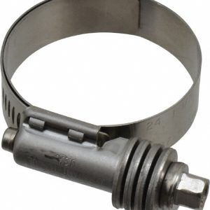 IDEAL TRIDON Worm Gear Clamp: SAE 24, 1-1/16 to 2" Dia, Stainless Steel Band 4702451