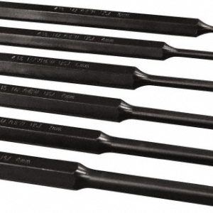 MAYHEW Roll Pin Punch Set: 6 Pc, 3 to 8 mm 62080