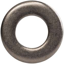 ELECTRO HARDWARE 1/4" Screw Standard Flat Washer: Grade AN960 Stainless Steel, Passivated Finish AN960C416