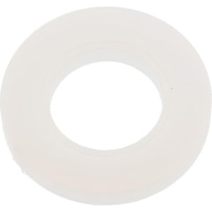ELECTRO HARDWARE 12" Screw Standard Flat Washer: Nylon, Plain Finish FW-24-N