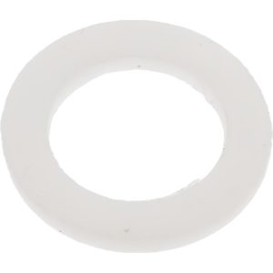 ELECTRO HARDWARE 10" Screw Standard Flat Washer: Polytetrafluroethylene, Plain Finish FW-9-PTFE