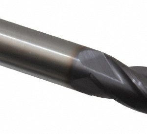 VALUE COLLECTION Square End Mill: 3/8" Dia, 1" LOC, 4 Flute, Solid Carbide 30627