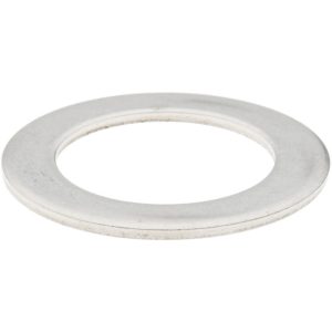 ELECTRO HARDWARE Round Shim: 0.06" Thick, 1" ID, 1.5" OD SHIM-104-SS