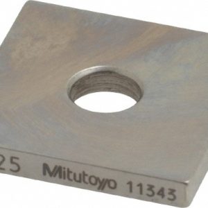 MITUTOYO Square Steel Gage Block: 0.125", Grade 0 614165-531