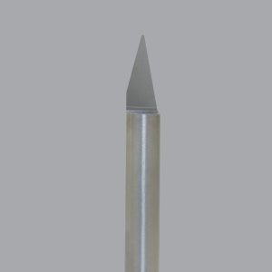 ONSRUD Engraving Cutter: 30 &deg;, 0.06" Dia, 0.06" Tip Dia, Conical Point, Solid Carbide 37-31