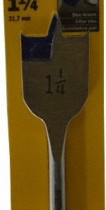 IRWIN Spade-Blade Drill Bit: 1-1/4" Drill Bit, High Speed Steel 88820