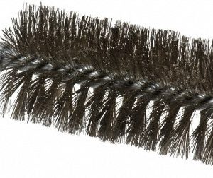 SCHAEFER BRUSH Double Stem/Spiral Tube Brush: 2" Dia, 7-1/4" OAL, Stainless Steel Bristles 43845