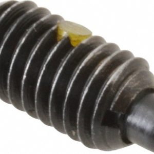 GIBRALTAR Threaded Spring Plunger: 3/8-16, 11/16" Thread Length, 0.186" Dia, 3/16" Projection SW10-6AFS-G